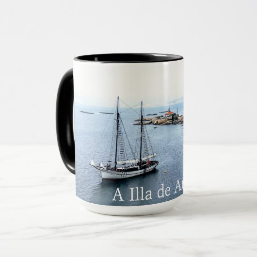 Mug L'Illa de Arousa (Devant gauche)