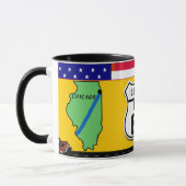 Mug L'Illinois - itinéraire 66 (Gauche)
