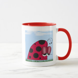 Mug L'illustration de Ladybug euphorique