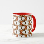 Mug l'illustration d'une rangée de nounours concernent (Devant droit)