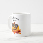 Mug L'illustration présente une scène d'Halloween remp (Devant gauche)