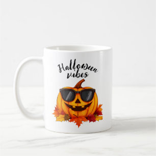 Mug L'illustration présente une scène d'Halloween remp