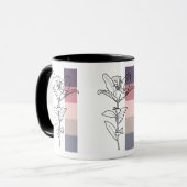 Mug Lily avec palette de couleurs (Devant gauche)
