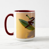 Mug Lily blanche, fleur. (Gauche)
