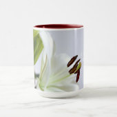 Mug Lily blanche, fleur. (Centre)