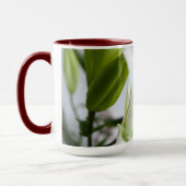 Mug Lily blanche, fleur. (Gauche)