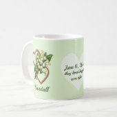 Mug Lily de la vallée Deux Coeurs, heureux après (Devant gauche)