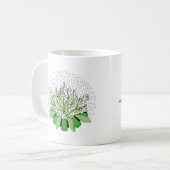 Mug Lily de la Vallée et émeraude - Mai (Devant gauche)
