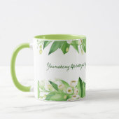 Mug Lily de la vallée FLowers | Cadeau pour maman | (Gauche)