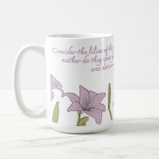 Mug Lily du champ (Gauche)