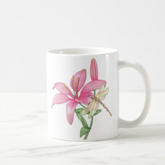 Mug Lily et libellule (Droite)