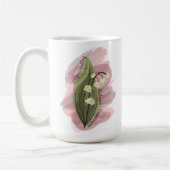 Mug Lily of the Valley Happiness Personnalisée (Gauche)