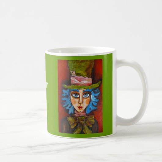 Mug L'image 051, je suis fou en tant que chapelier (Droite)