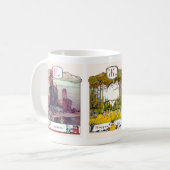 Mug L'image d'alphabet russe attaque complet, #3 de 12 (Devant gauche)