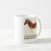 Mug l'image de quagga, SAUVENT LE QUAGGA (Devant droit)