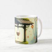 Mug L'imagerie du jardin : Des lignes souples et fluid (Devant droit)