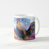 Mug L'imaginaire font pour croire des poulets et des (Devant droit)