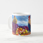 Mug L'imaginaire font pour croire des poulets et des (Devant gauche)