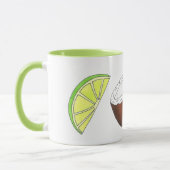 Mug Lime dans l'île tropicale des noix de coco Citrus  (Gauche)