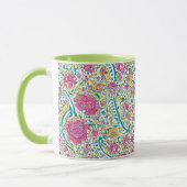 Mug Lime Floral Motif arabe (Gauche)