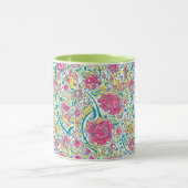Mug Lime Floral Motif arabe (Centre)