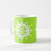 Mug Lime Mandala (Devant gauche)