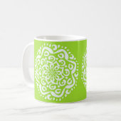 Mug Lime Mandala (Devant gauche)