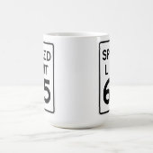 Mug Limitation de vitesse signe de 65 M/H (Centre)
