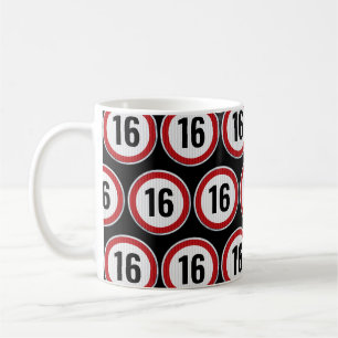 Mug Limite de vitesse 16e anniversaire