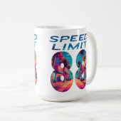 Mug Limite de vitesse 88 (Devant droit)