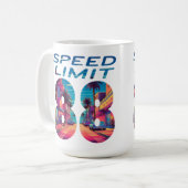 Mug Limite de vitesse 88 (Devant gauche)