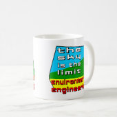 Mug Limite d'ingénierie de l'environnement (Devant droit)
