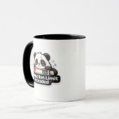 Mug Limite d'interaction dépassée Conception Panda (Devant gauche)