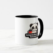 Mug Limite d'interaction dépassée Conception Panda (Devant droit)