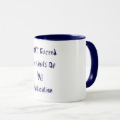 MUG LIMITES DE MÉDICAMENTS (Devant droit)
