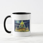 Mug L'immeuble du Capitole de l'État la nuit (Gauche)