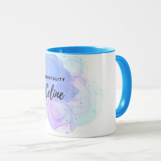 Mug L'immortalité de Céline (Devant droit)