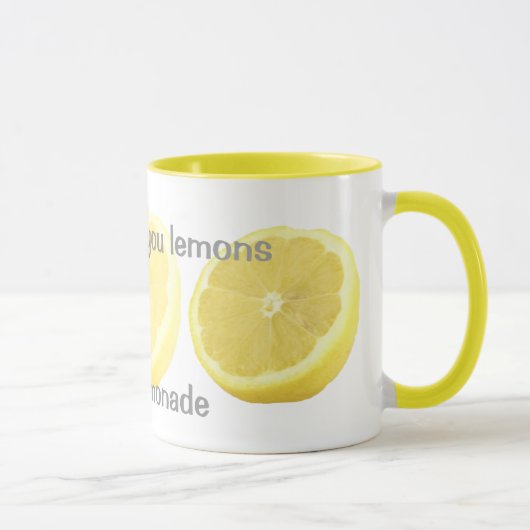 Mug Limonade - si la vie vous donne des citrons (Droite)