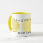 Mug Limonade - si la vie vous donne des citrons (Devant gauche)