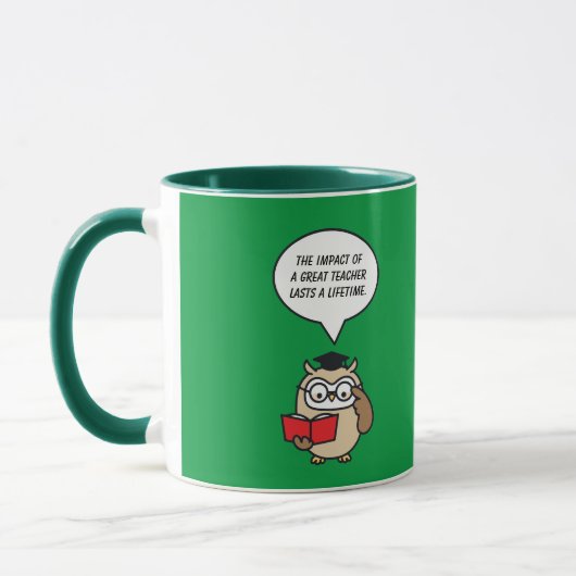 Mug L'Impact D'Un Grand Professeur Dure Une Vie (Gauche)