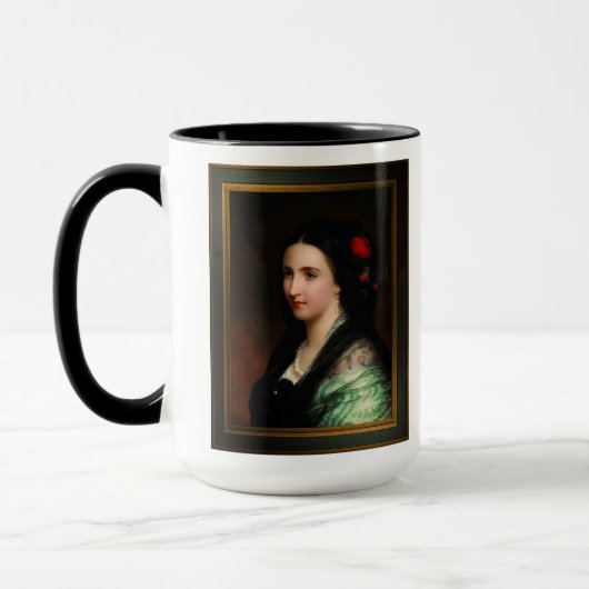 Mug L'impératrice Carlota du Mexique par Hermann Winte (Gauche)