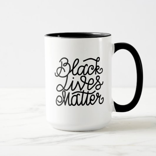 Mug L'importance des vies noires (Droite)
