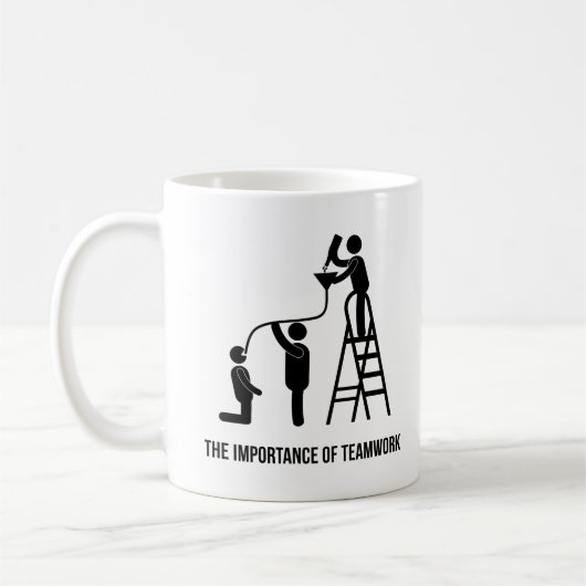 Mug L'importance du travail d'équipe (Gauche)