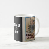Mug L'impôt est le vol (Devant droit)