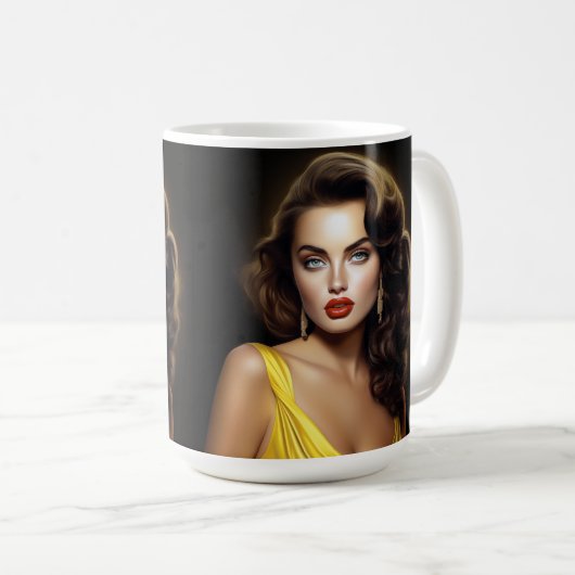 Mug Lina - Super Modèle Latina! (Devant droit)