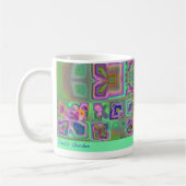 Mug Lina's Garden Floral Abstrait Fractal (Gauche)