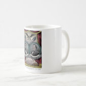 Mug Lincoln et bannière 1864 d'élection de Johnson (Devant droit)
