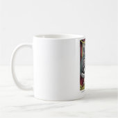 Mug Lincoln et bannière 1864 d'élection de Johnson (Gauche)