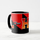 Mug Lincoln High School Liens Couleurs (Devant gauche)