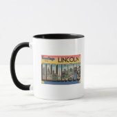Mug Lincoln, Illinois - Scènes de grandes lettres (Gauche)